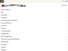 Tablet Screenshot of cookwarenmore.com